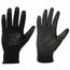 Sixtol Delovne rokavice GLOVE PE-PU 10 črne,velikost 10"