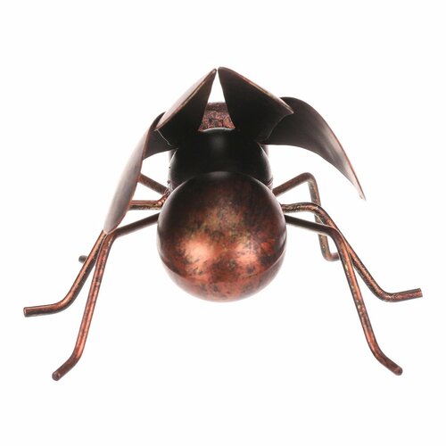 Metalowa dekoracja ogrodowa Mucha, 13 x 9 x 12 cm