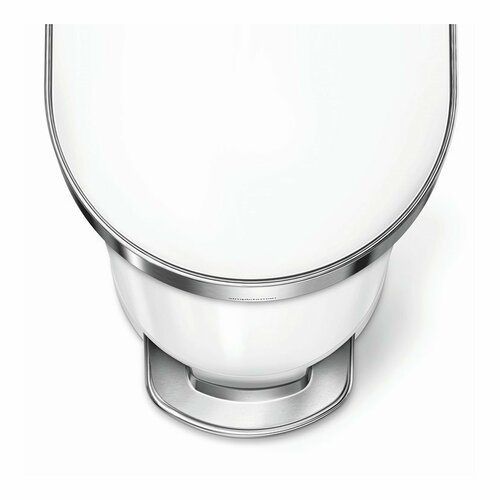 Simplehuman Kosz na śmieci z pedałem Slim 45 l,biały