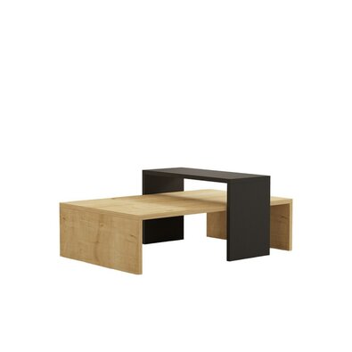 Măsuță de cafea Glow Anthracite and SapphireOak