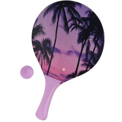 Set na plážový tenis Summer, fialová