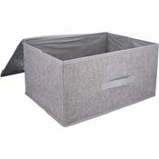 Skládací úložný box s odklopným víkem 44 × 33 × 22 cm