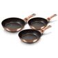 Berlinger Haus 3-częściowy zestaw patelni Rosegold Metallic Line
