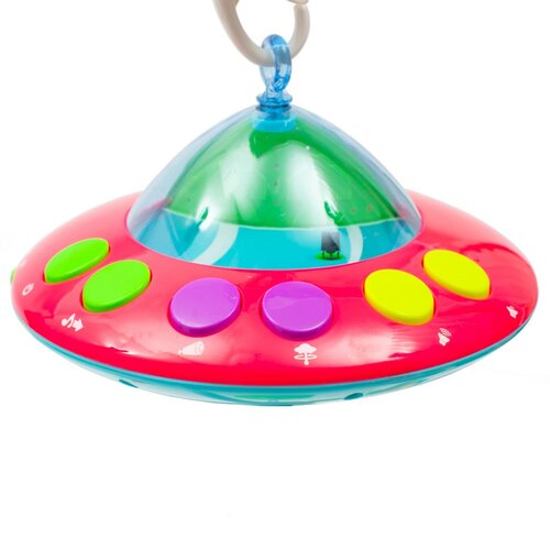 Baby Mix Carusel deasupra pătuțului cu proiectorși telecomandă, albastru
