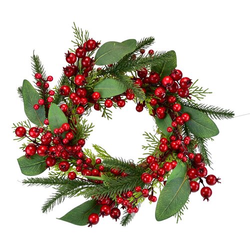 Wieniec świąteczny Jagody bzu, 30 cm