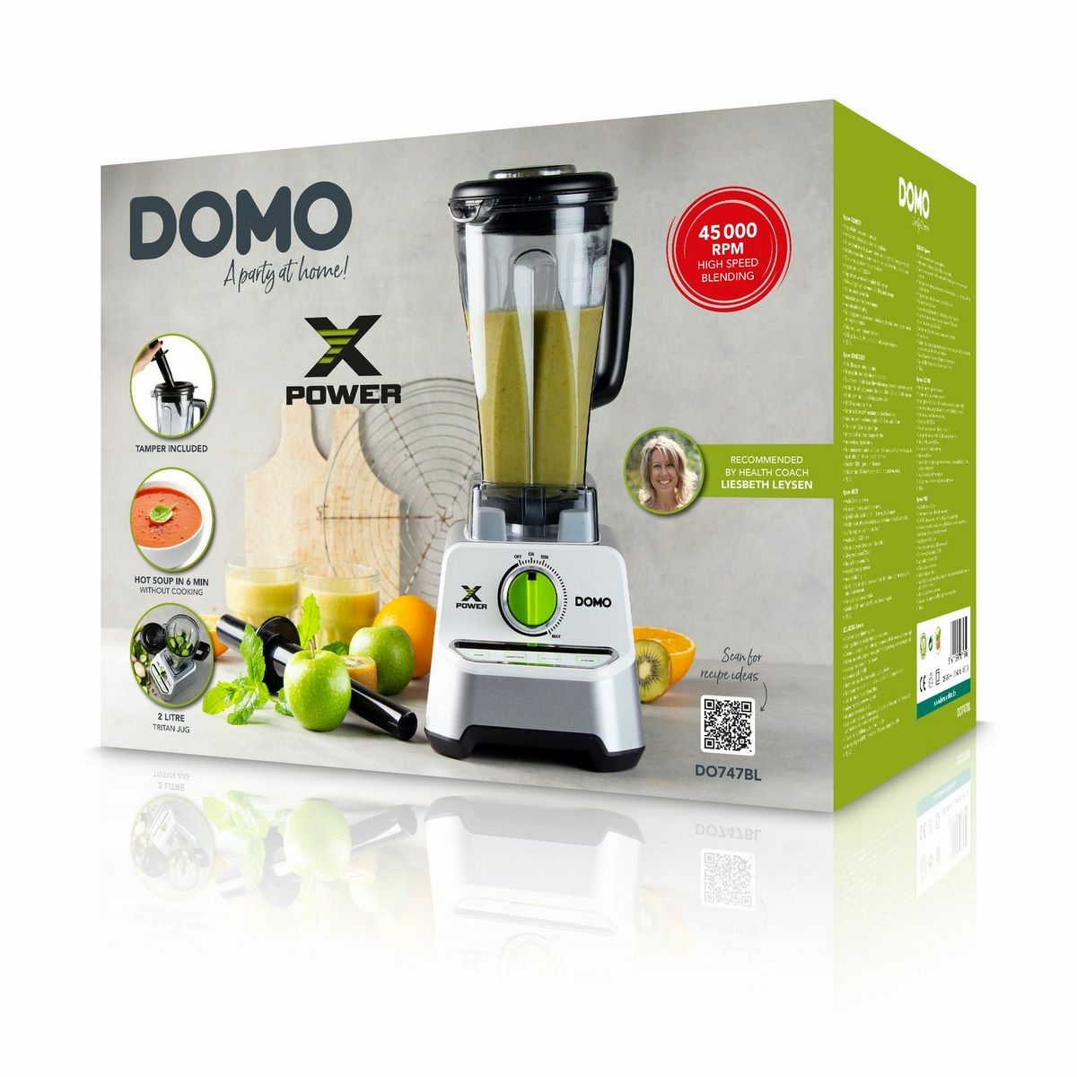DOMO DO747BL X-Power stolní NUTRI mixér - thumb (17)
