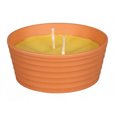 Sirius citronella sveča 850 g, 2 knoti, terakota