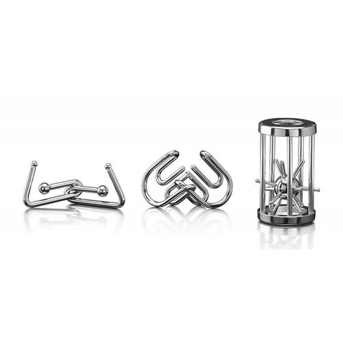 Popular Denkaufgabe, Metall, 3er-Set