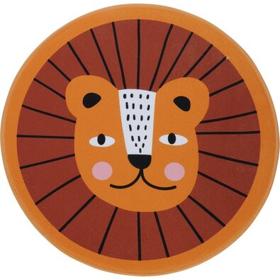 Hatu Kinderteppich Löwe, 60 x 60 cm, Polyester
