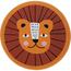 Covor pentru copii Hatu Lion, 60 x 60 cm,poliester