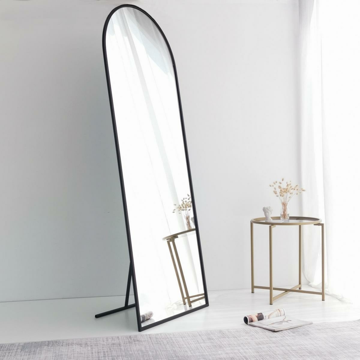 Zrkadlo Portal Matte Black