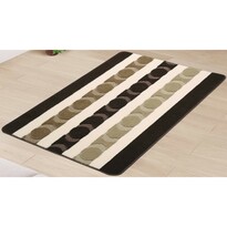 Chodnik dywanowy Krążki brązowy, 80 x 120 cm
