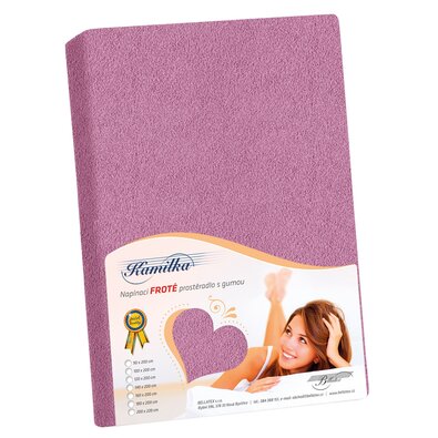 Махрове простирало Kamilka темно-фіолетовий, 200 x 220 см