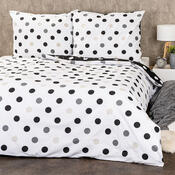 Lenjerie bumbac 4Home Buline negre, 140 x 220 cm, 70 x 90 cm