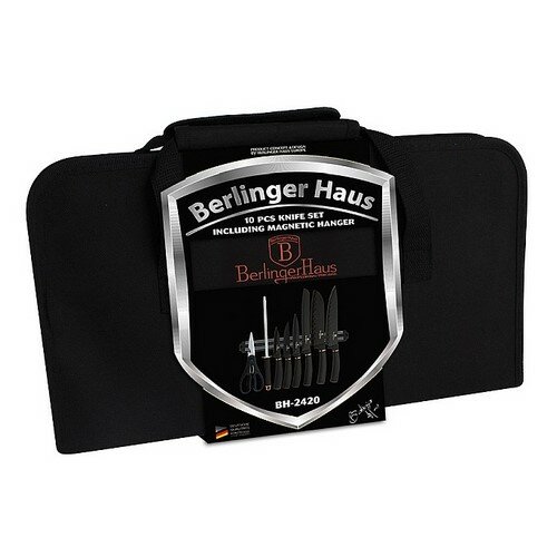Berlinger Haus 10-dielna sada nožov Black Rose Collection