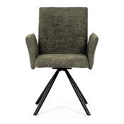 Set de scaune de sufragerie cu mecanism deîntoarcere DCH-W1117 GRN2, 2 buc.