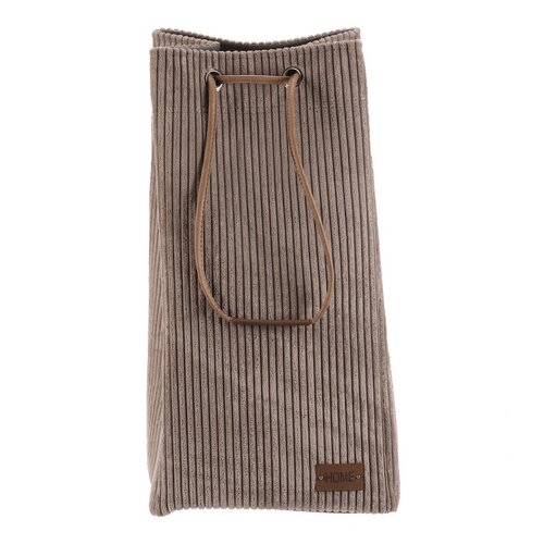 Тканинний кошик для білизни з стяжкою CORD, сірий