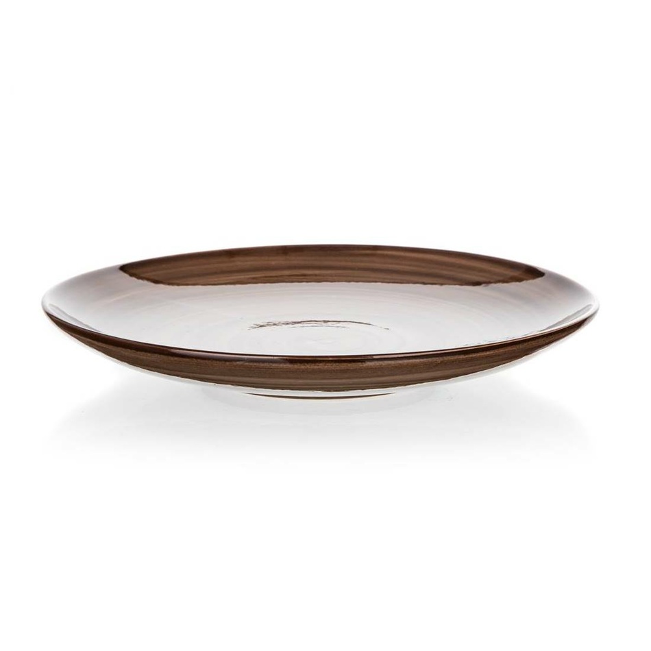 Farfurie întinsă Banquet PALAS, 27 cm, maro