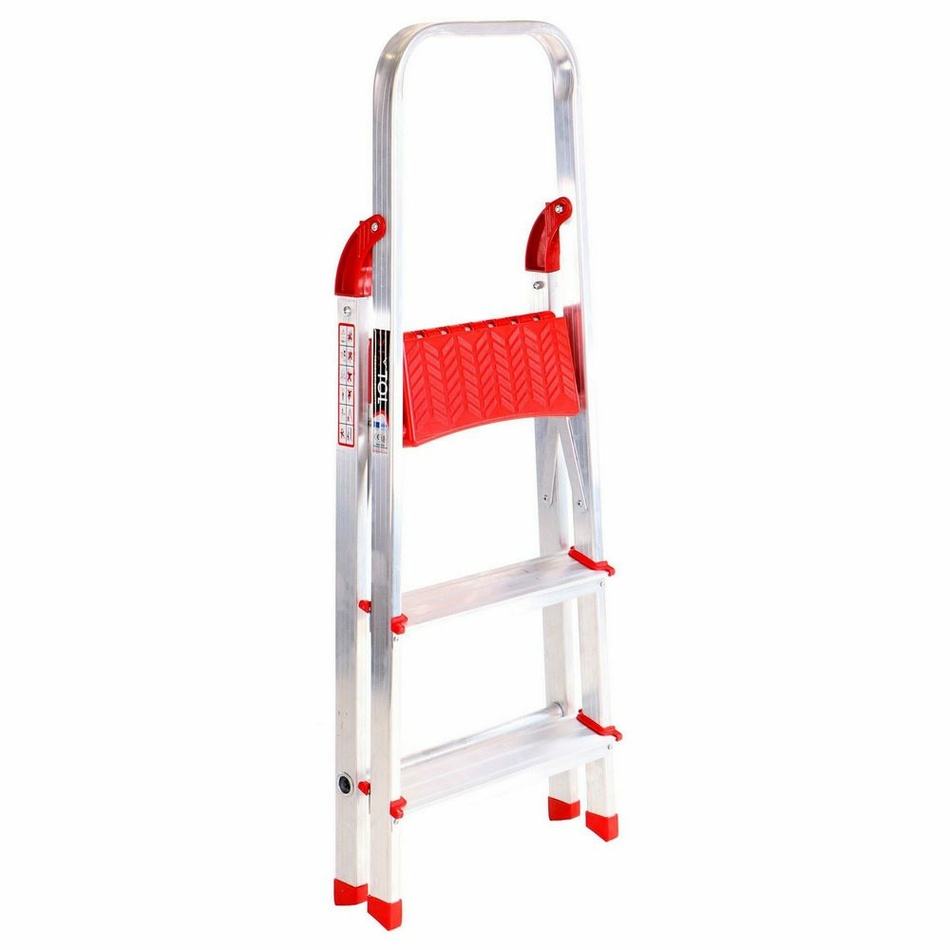 Obrázok Schůdky hliníkové skládací ALU STEPS 3, 3 stupně, nejvyšší schůdek 59 cm, nosnost 120 kg