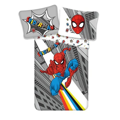 Poza Lenjerie de pat pentru copii Spiderman pop, 140 x 200 cm, 70 x 90 cm