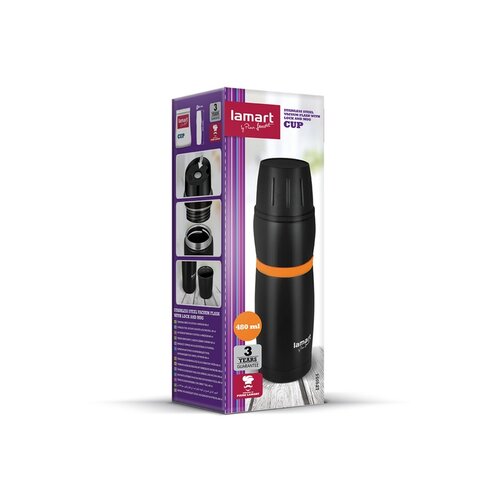 Lamart LT4054 termo skodelica 480 ml, oranžna