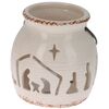 Felinar decorativ Scenă de Crăciun, 12,5 x 12 cm