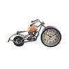InDecor Stolové kovové hodiny Motocykel, 20 x 17 x 14 cm