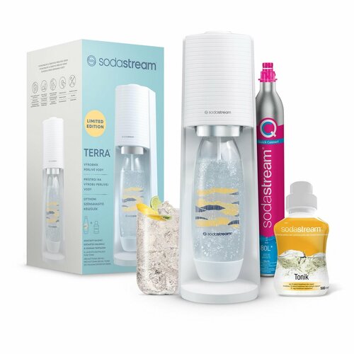 Sodastream Terra White Tonik Megapack, виробник газованої води