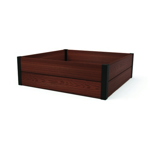 Pat înălțat Keter Maple Square maro, 106 x 106x 32 cm