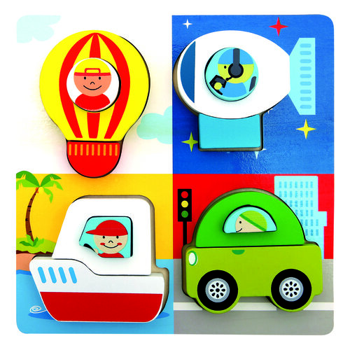 Puzzle Bino 3D - transport