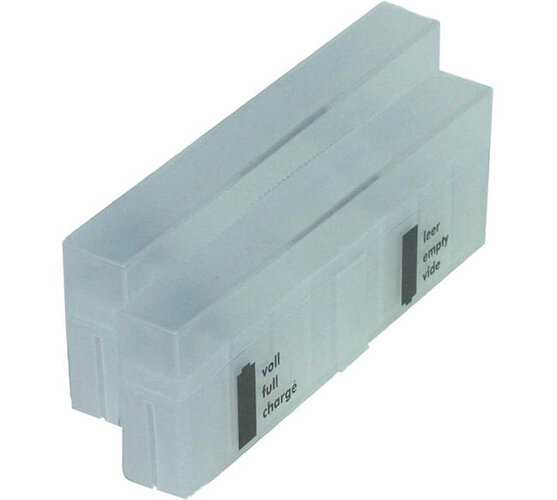 Pojemnik na baterie biały