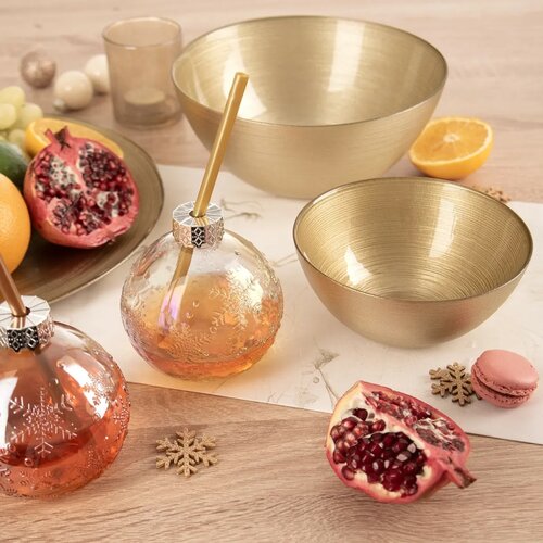 Orion Golden üvegtál, átmérő 21 cm