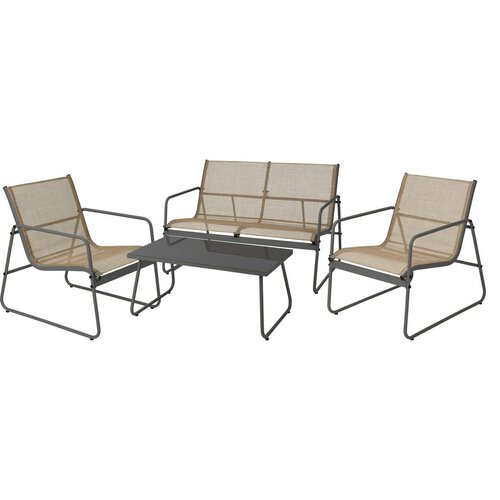 Gartenmöbel-Set Boras, 4 Stück