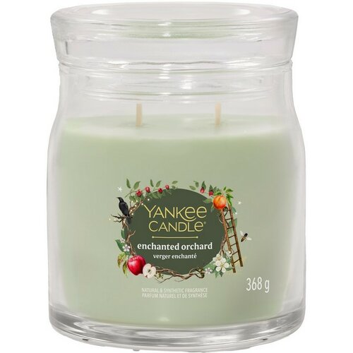 Yankee Candle Signature Enchanted Orchard srednje velika dišeča sveča, 368 g