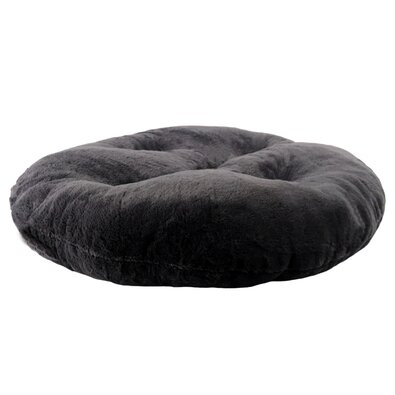 Domarex Pasja postelja IVY PLUSH črna, premer 65cm