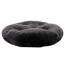Domarex Pasja postelja IVY PLUSH črna, premer 65cm