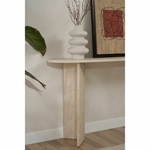 Sira Travertine konzolasztal