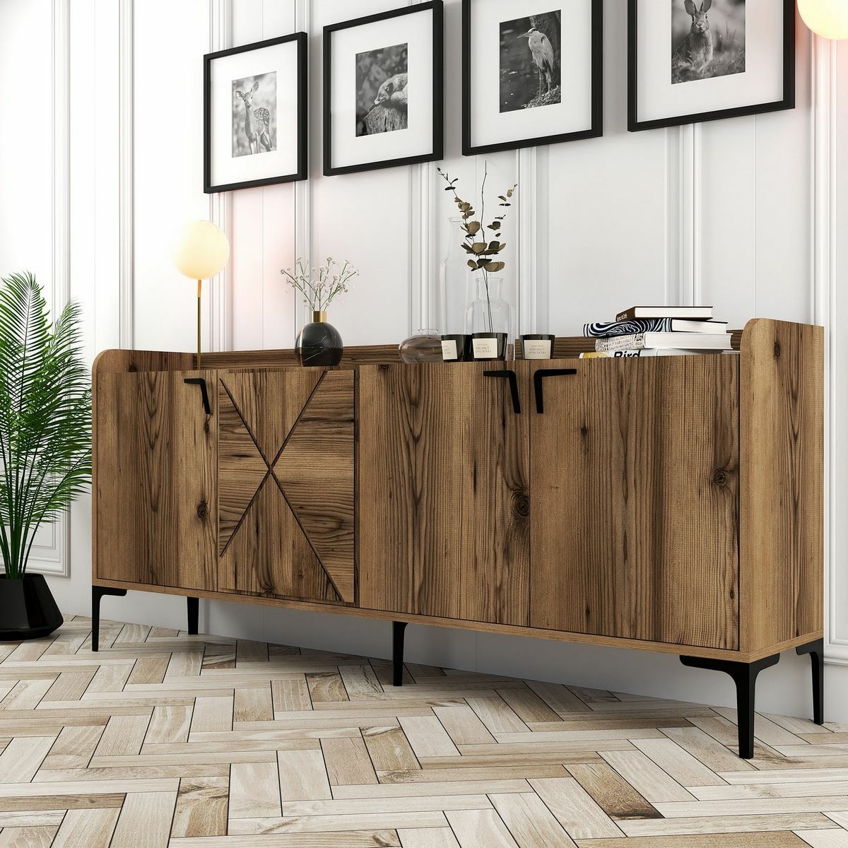 Skrinka Venedik Walnut