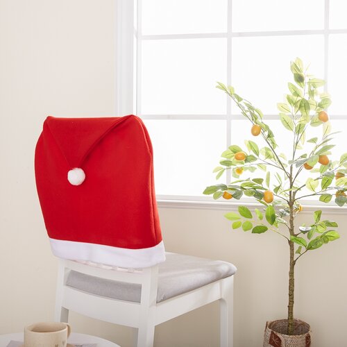 4Home Božični prevlek za stol Santa, 49 x 60 cm,komplet 2 kos