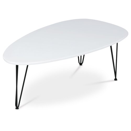 Odkladací stolík 120 x 67 cm, biela