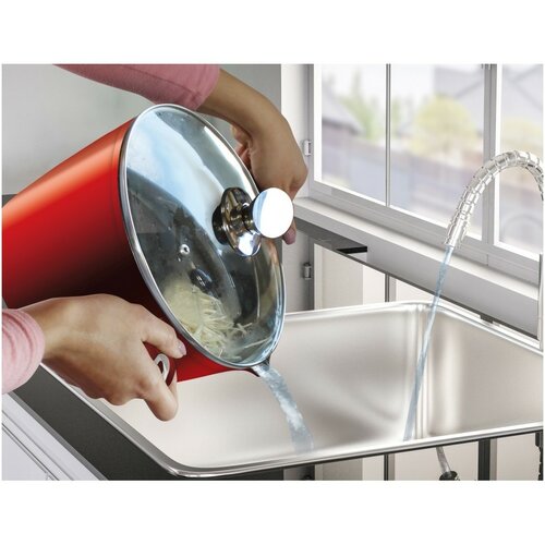 Set veselă 3 piese Berlinger Haus BurgundyMetallic Line, cu capac de strecurare