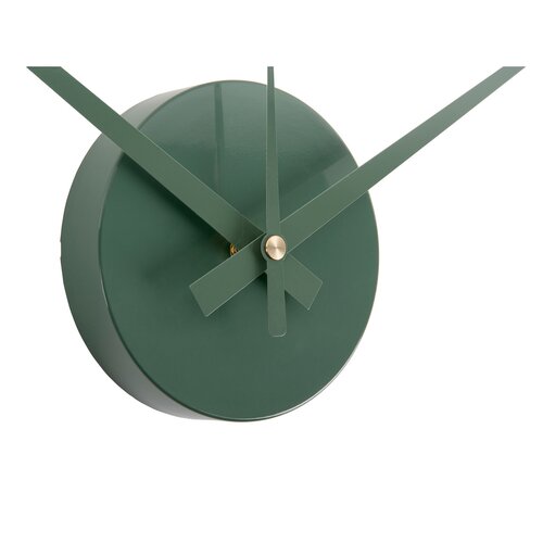 Karlsson 6001GR dizajnové samolepiace hodiny zelená, pr. 40 cm