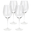 Set of red wine glasses Sunset 540 ml, 4 pcs