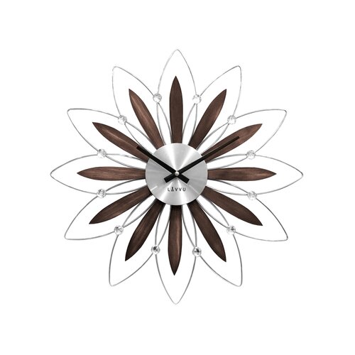 Lavvu Crystal Flower LCT1110 falióra, barna, 49 cm