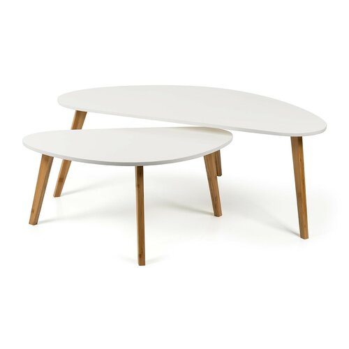 Konferenční stolek ESPEN Mini, 85 cm, bílá