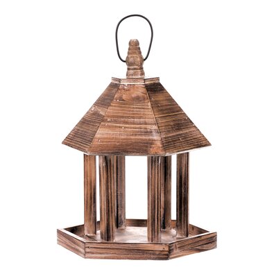 Leseni ptičji krmilnik, 26 x 33,5 x 22,5 cm