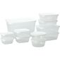 Set recipiente din plastic EH White 11 piese