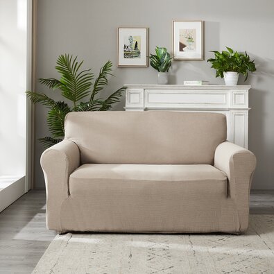 4Home Spannbezug für Sofa Magic clean Beige, 190 - 230 cm