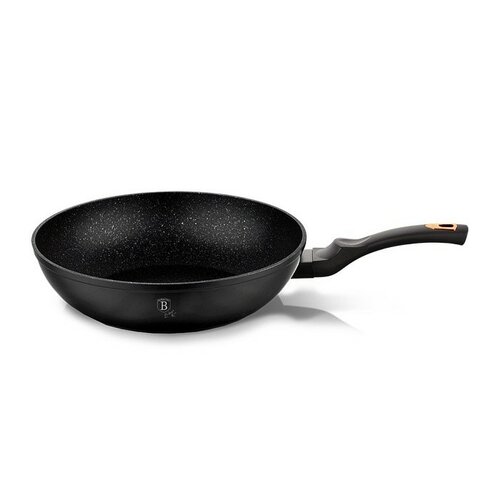 Obrázok BerlingerHaus WOK Pánev s mramorovým povrchem 28cm Black Rose Collection BH-1638