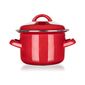 Banquet Emaille-Topf mit Deckel Milton red, 12 cm, 0,78 l